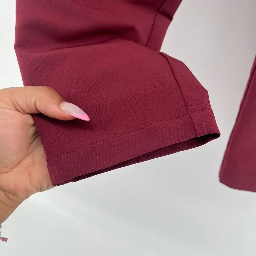 Old Navy Girls StretchTech Cargo Pants Size 8 Scarlet Oak Tapered Performance